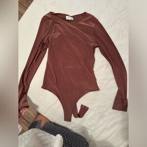 Mauve Long Sleeve Bodysuit